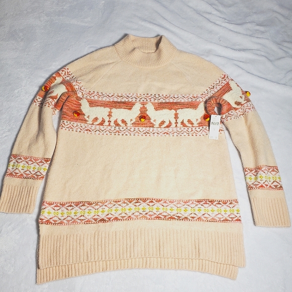 Anthropologie Aimee Pommed Alpaca Sweater - Picture 2 of 6